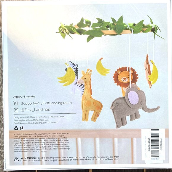 First Landings Jungle Baby Mobile, brand new in box - Picture 3 of 3